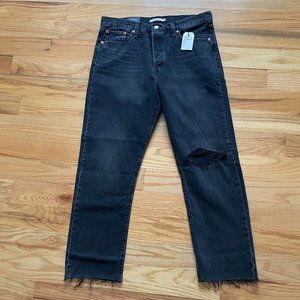 Levi's Women's Wedgie Straight Black Jeans- brand new. **No stretch**